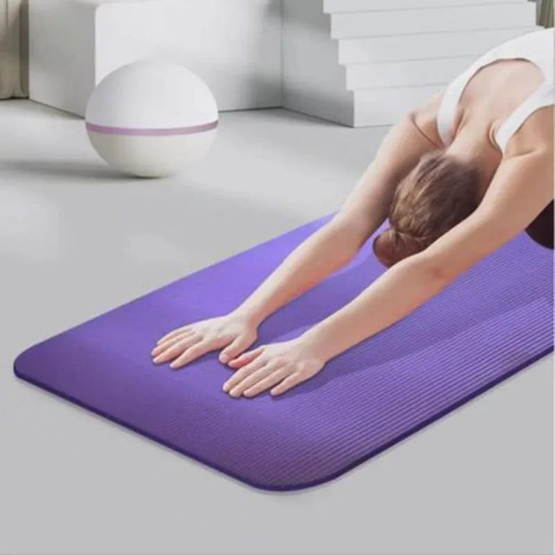 6mm Thick Non-Slip Yoga Mat for Women - Home & Gym Fitness